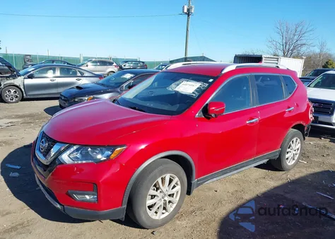 2017 Nissan Rogue Sv z USA, uszkodzony, nr VIN JN8AT2MV2HW254528
